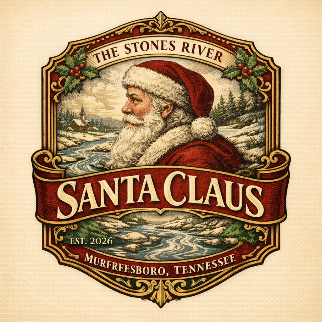 The Stones River Santa Claus - Established 2026 - Murfreesboro, Tennessee